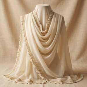 Chiffon Pearl Dupatta