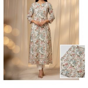Floral Cotton Kurta