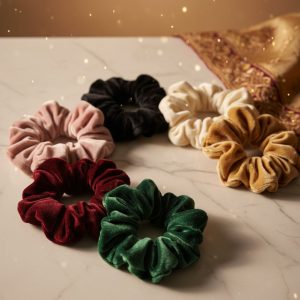 Silk Velvet Scrunchie Set